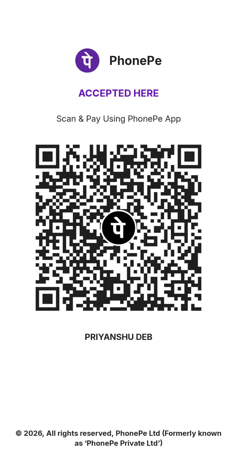Payment QR Code